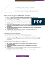 Indian Council For Agriculture Research