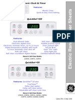 Electronic Clock & Timer: Features