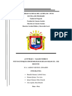 Nuevos Enfoques Epistemologicos de Los Siglos XX - XXI...