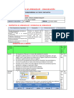 SESIÓN DE APRENDIZAJE - Comprendemos Un Texto Instructivos