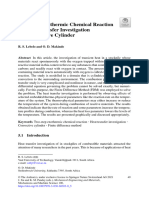 Two-Step Exothermic Chemical Reaction For Heat Transfer Investigation in A Convective Cylinder