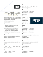 Answer Key - KEEN 1 Reading Writing Vocabulary