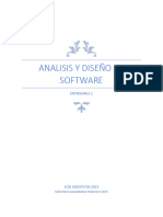 Entregable 2 - Analisis y Diseño de Software