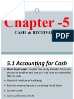 Accounting Ch-5 Cash & Receivables