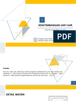 Bab 2 - Kesetimbangan Uap Cair