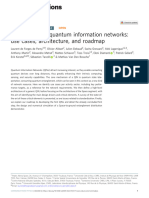 Satellite-Based Quantum Information Networks: Use Cases, Architecture, and Roadmap