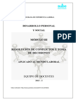 Modulo Iv - Resolucion de Conflictos y Toma de Decisiones