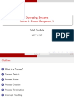 Os - Lecture - 03 - Process MNGNT 1