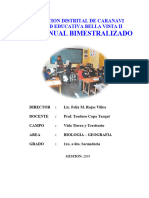 Plan Anual Bimestralizado Bella Vista 2019 Biologia - Geografia