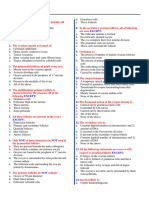 Female Reproductive System MCQs