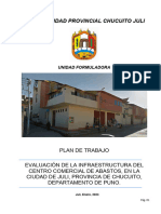 Plan - Trabajo - Eval Centro Comercial de Abastos Juli