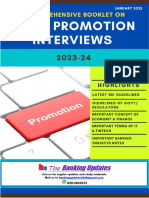 Bank Promotion Interview - 2023