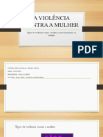 A Violência Contra A Mulher