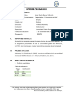 Informe Psicologico Mmpi Modelo