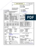 Vessel Particulars