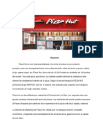 Resumen Ejecutivo Pizza Hut Word