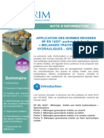 IDRRIM - Application Normes NF EN 14227 - Melanges Traites Aux Liants Hydrauliques