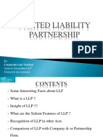 Limited Liability Partnership: By: Asija & Associates LLP Chartered Accountants