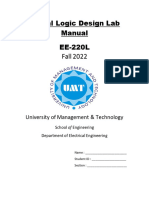 EE220L DLD Lab Manual Fall 2022