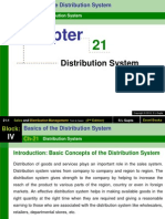 Chapter 21 Distribution System-Sales and Distribution Management