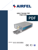 Airfel Gizli Tavan Tipi Fancoil-R1