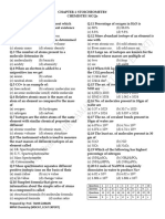 1 STOICHEOMETRY (Answers)