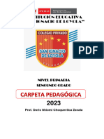 Carpeta Pedagogica 2023