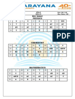 28.11.22 - SR - STAR CO-SC (MODEL-A) - Jee - Adv - 2022 - P2 - CTA-5 - KEY & SOL