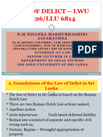 Foundation of The LAW of DELICT - Autosaved