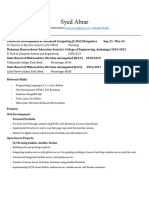 Syd Resume