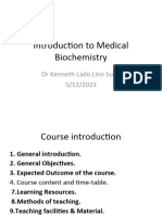 Introduction To Medical Biochemistry