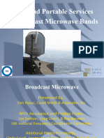 Fixed and Portable Services in Broadcast Microwave Bands