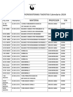 Diplomado en Microsistemas Taoistas Calendario 2024