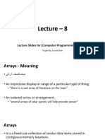 Lecture 8 CP Arrays 26092023 104704am