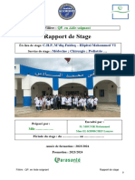 Aide Soignant Rapport de Stage Hopital