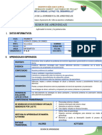 4° MAT ACTIVI DE APRENDIZAJE 07 Noviembre