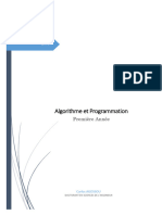 Algorithme Et Programmation