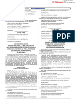 Ley Que Modifica El Código Procesal Civil para Establecer Auxilio Judicial para El Demandante de Prescripción Adquisitiva