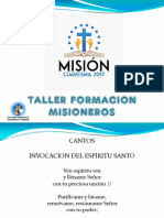 Taller Misioneros Mision Cuaresma 2017