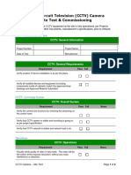 CCTV Site Test & Commissioning