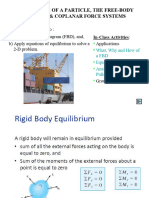 3.1 Equilibrium and FBD