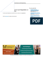 Asumary of The Impact of Land Degradation On Soil Carbon Sequestration