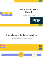 JAVA AVANZADO Clase 2