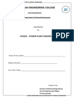 CH3010 - Power Plant Engineering Notes .