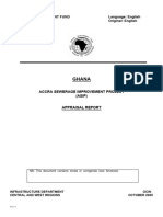 Ghana - Accra Sewerage Improvement Project ASIP - Appraisal Report