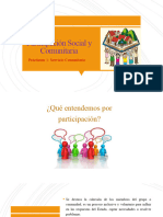 Participación Social y Comunitaria