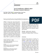 Aging State Assessment of Transformer Cellulosic Paper Insulation Using Multivariate Chemical Indicators