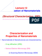 Characterization of Nanomaterials