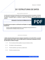 Algoritmos Y Estructuras de Datos: Alineación Curricular Del Material de Estudio