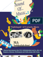 SOUND OF MUSIC - M.S. Subbulakshmi 